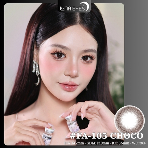 (Luna Eyes) FA-105 CHOCO - size vừa
