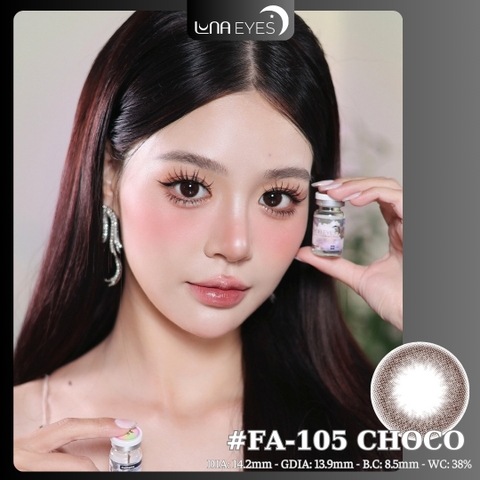 (Luna Eyes) FA-105 CHOCO - size vừa