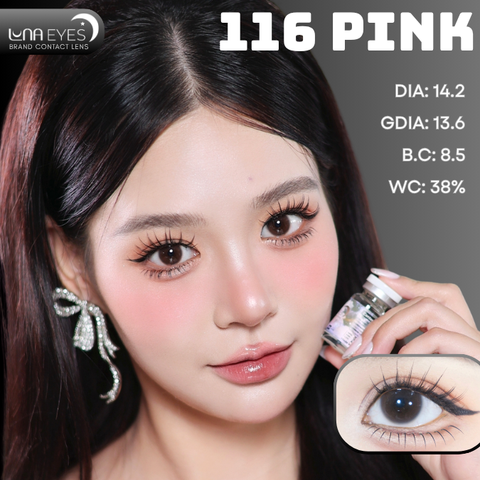 (Luna Eyes) FA-116 PINK - size vừa