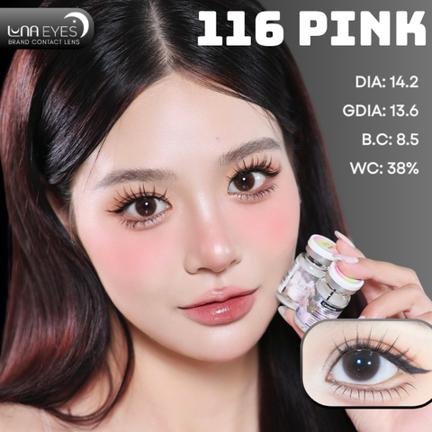 (Luna Eyes) FA-116 PINK - size vừa