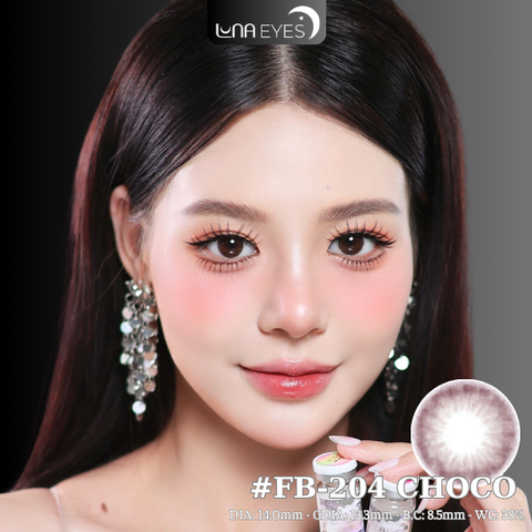 (Luna Eyes) FB-204 CHOCO - size nhỏ