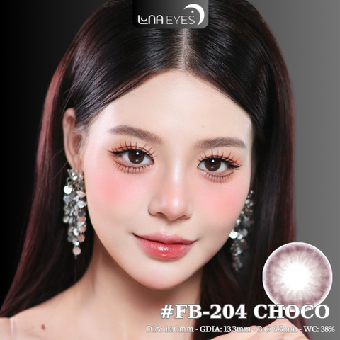 (Luna Eyes) FB-204 CHOCO - size nhỏ