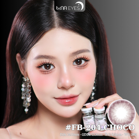 (Luna Eyes) FB-204 CHOCO - size nhỏ