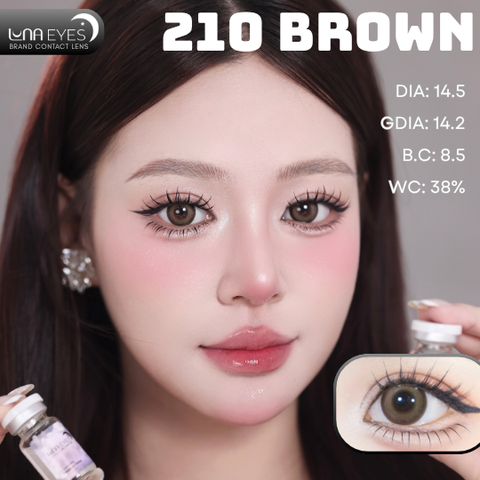 (Luna Eyes) FB-210 BROWN - size to