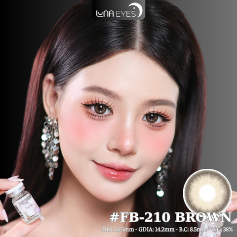 (Luna Eyes) FB-210 BROWN - size to