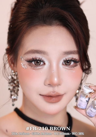(Luna Eyes) FB-210 BROWN - size to