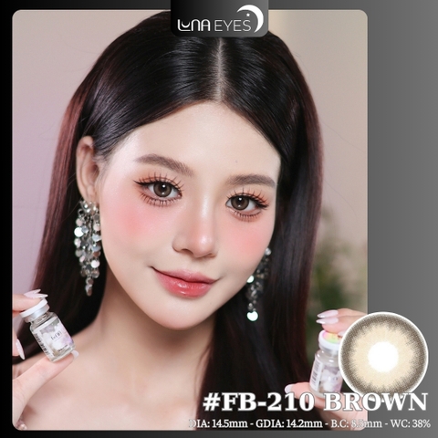 (Luna Eyes) FB-210 BROWN - size to