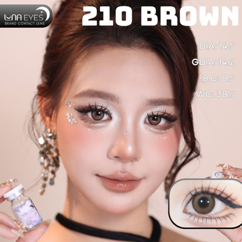 (Luna Eyes) FB-210 BROWN - size to