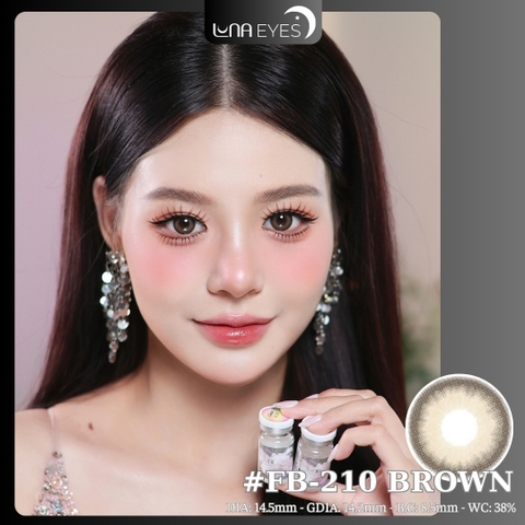 (Luna Eyes) FB-210 BROWN - size to