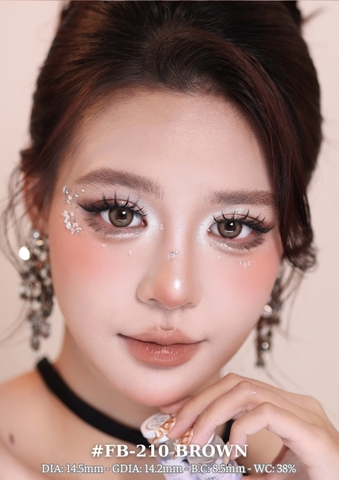 (Luna Eyes) FB-210 BROWN - size to