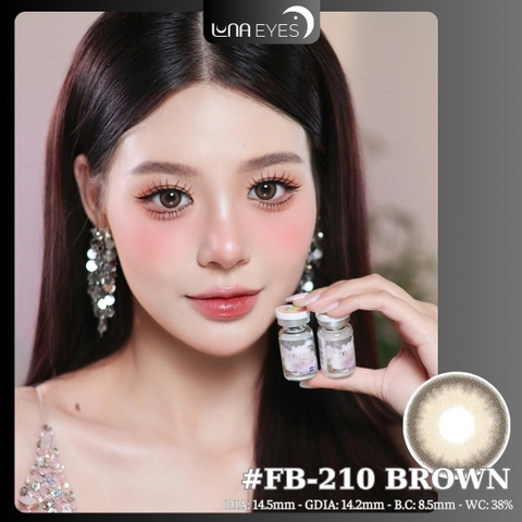 (Luna Eyes) FB-210 BROWN - size to