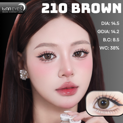 (Luna Eyes) FB-210 BROWN - size to