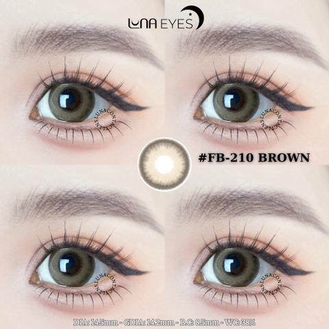 (Luna Eyes) FB-210 BROWN - size to