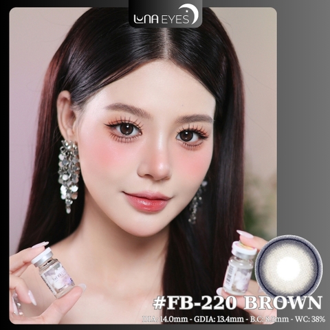 (Luna Eyes) FB-220 BROWN - size nhỏ