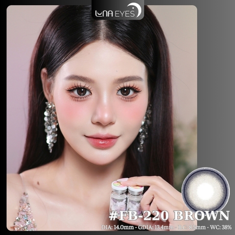 (Luna Eyes) FB-220 BROWN - size nhỏ