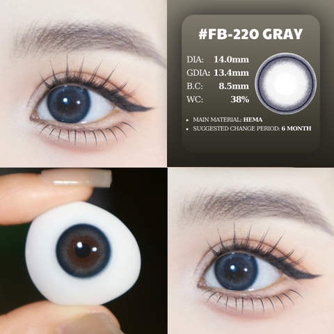 (Luna Eyes) FB-220 GRAY - size nhỏ