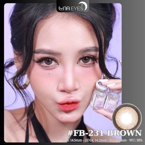 (Luna Eyes) FB-231 BROWN - size to