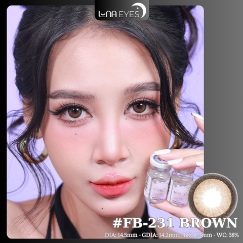 (Luna Eyes) FB-231 BROWN - size to
