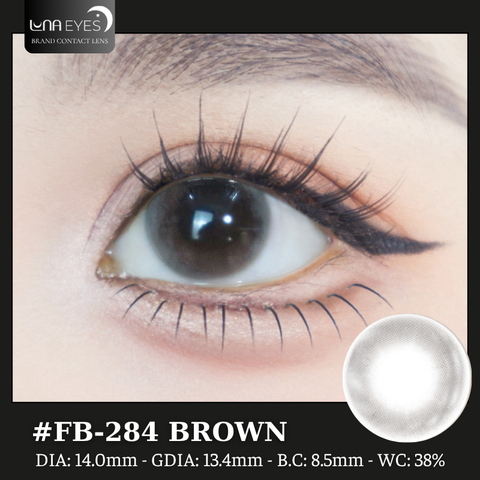 (Luna Eyes) FB-284 BROWN - size nhỏ