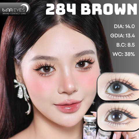 (Luna Eyes) FB-284 BROWN - size nhỏ
