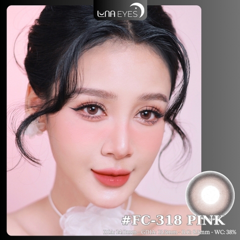 (Luna Eyes) FC-318 PINK - size nhỏ