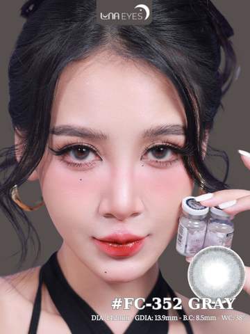 (Luna Eyes) FC-352 GRAY - size vừa