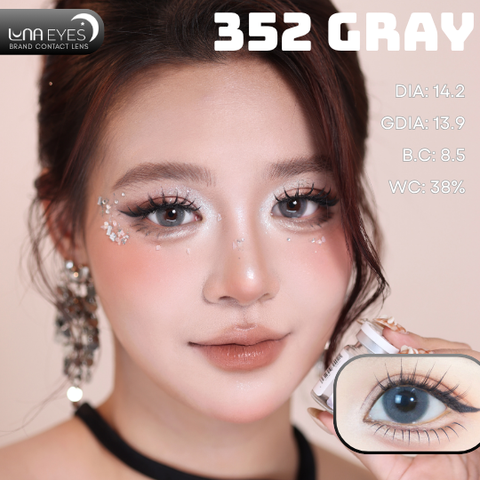 (Luna Eyes) FC-352 GRAY - size vừa