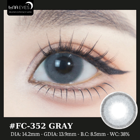 (Luna Eyes) FC-352 GRAY - size vừa