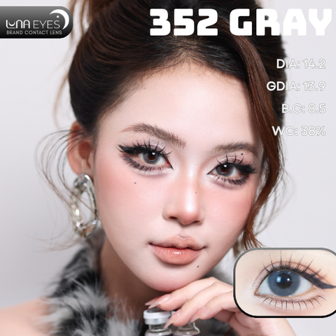 (Luna Eyes) FC-352 GRAY - size vừa