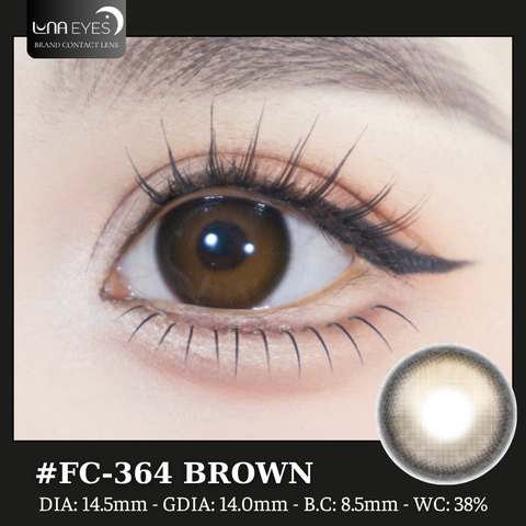 (quà tặng) FC-364 BROWN - size to