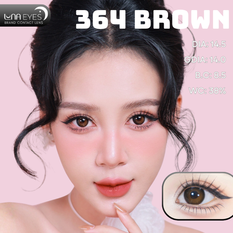 (quà tặng) FC-364 BROWN - size to