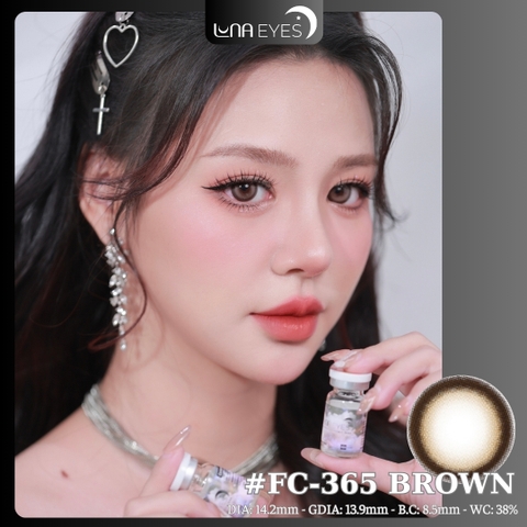 (Luna Eyes) FC-365 Brown - size vừa