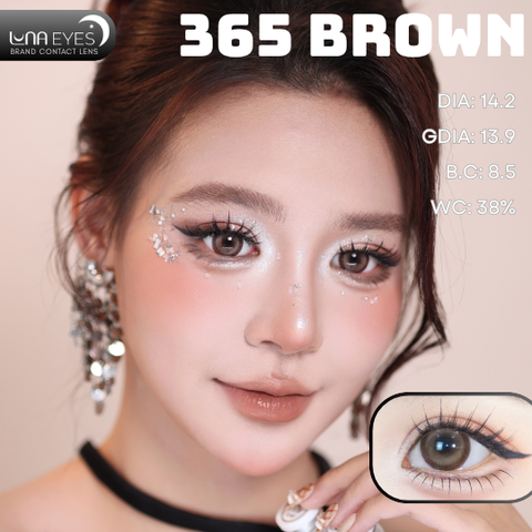 (Luna Eyes) FC-365 Brown - size vừa