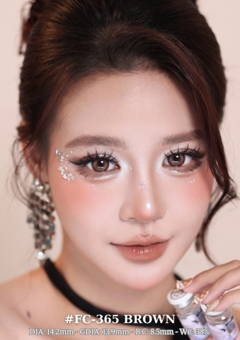 (Luna Eyes) FC-365 Brown - size vừa