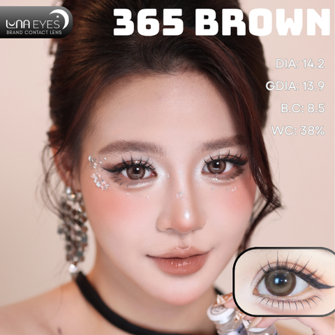 (Luna Eyes) FC-365 Brown - size vừa
