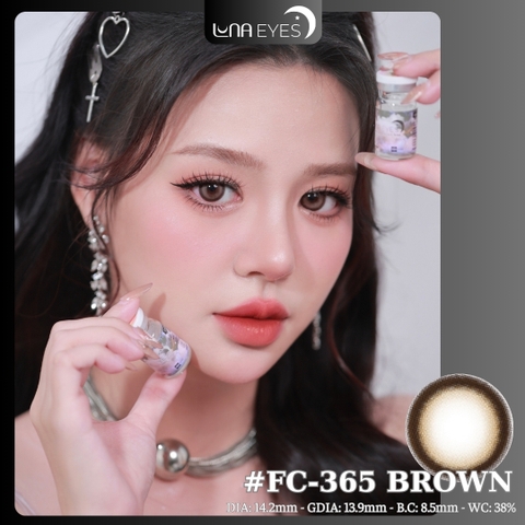 (Luna Eyes) FC-365 Brown - size vừa