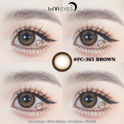 (Luna Eyes) FC-365 Brown - size vừa