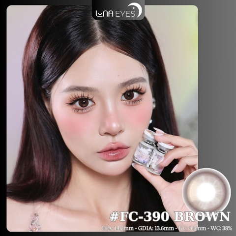 (Luna Eyes) FC-390 BROWN - size vừa