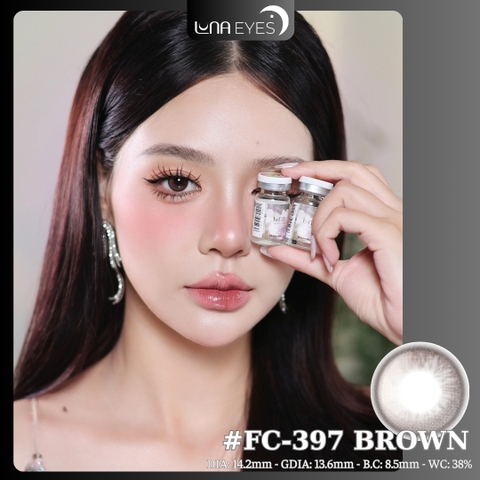 (Luna Eyes) FC-397 BROWN - size vừa