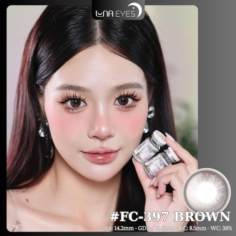 (Luna Eyes) FC-397 BROWN - size vừa