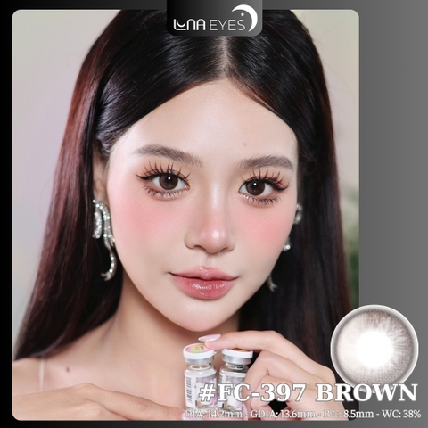 (Luna Eyes) FC-397 BROWN - size vừa