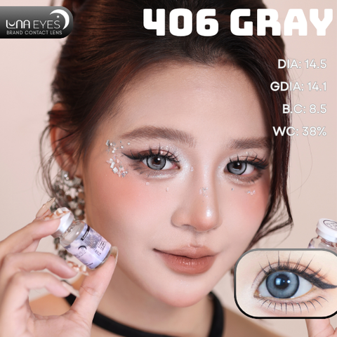 (Luna Eyes) FC-406 GRAY - size to