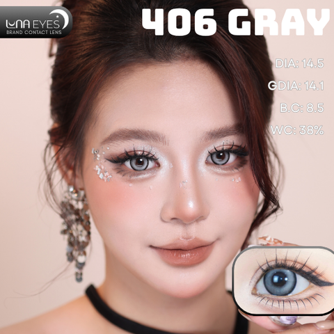 (Luna Eyes) FC-406 GRAY - size to