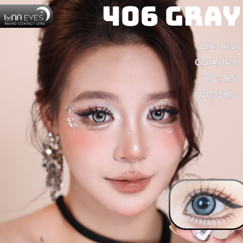 (Luna Eyes) FC-406 GRAY - size to
