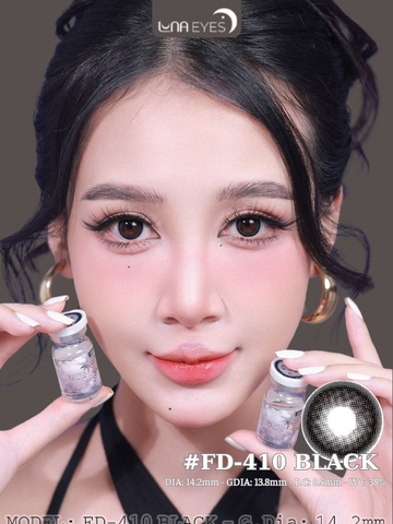 (Luna Eyes) FD-410 BLACK - size vừa