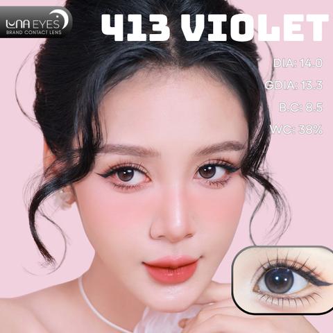(Luna Eyes) FD-413 VIOLET - size nhỏ