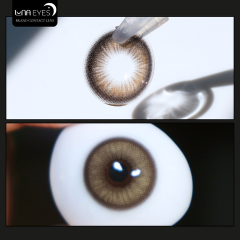 (Luna Eyes) FD-435 BROWN - size vừa