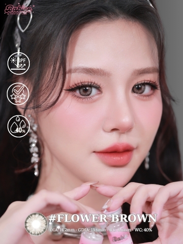 (Babiee) FLOWER BROWN - size vừa
