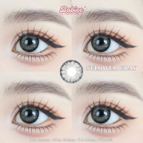 (Babiee) FLOWER GRAY - size vừa