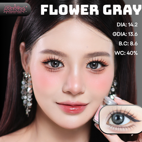 (Babiee) FLOWER GRAY - size vừa